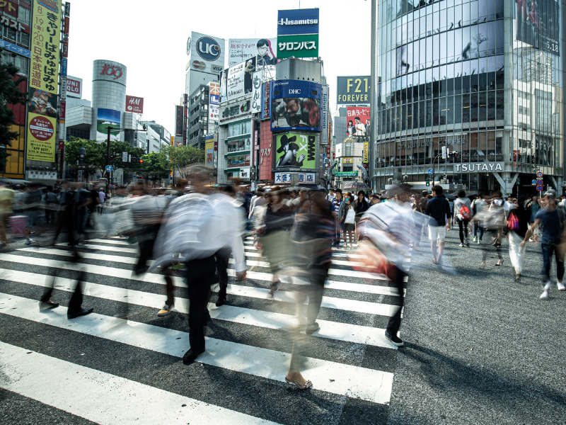 cross the street