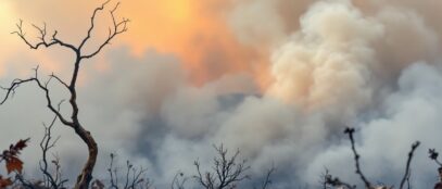 Hummingbird being rescued after a wildfire