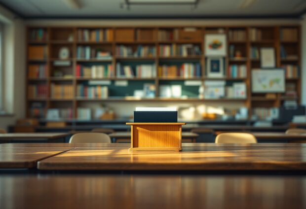 Illustration depicting educational authoritarianism trends