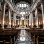 Aimee Semple McPherson in a spiritual setting