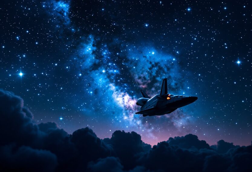 Celebrities embarking on space travel adventures