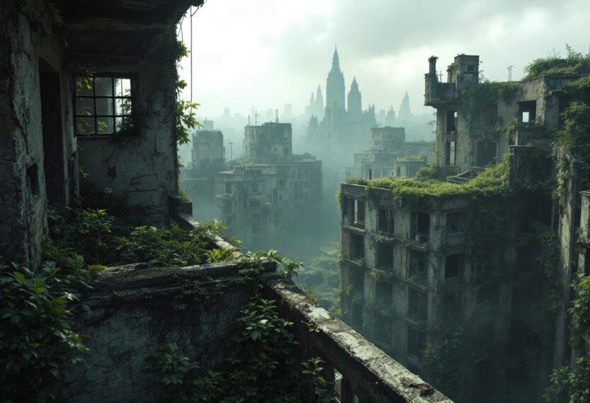 Scene depicting conflict in The Last of Us adaptation