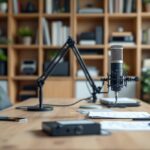 Visual representation of podcast evolution from audio to video