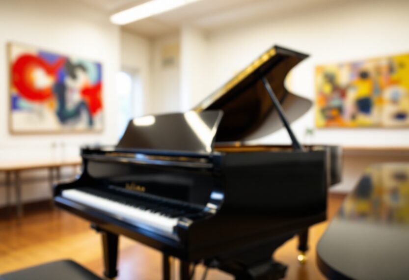 Juilliard School logo with students celebrating education