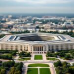 Glam room at the Pentagon showcasing modern design