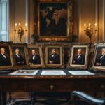 A collage showcasing presidential photography evolution