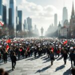 Manifestazione contro i miliardari per chiedere responsabilità