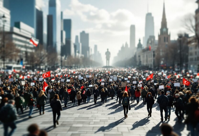Manifestazione contro i miliardari per chiedere responsabilità