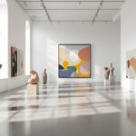 Rashid Johnson in his studio creating art