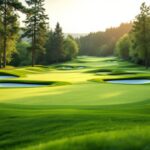 Giocatori di golf durante l'esperienza TGL