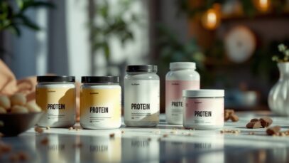 Infographic on America's protein supplement trends