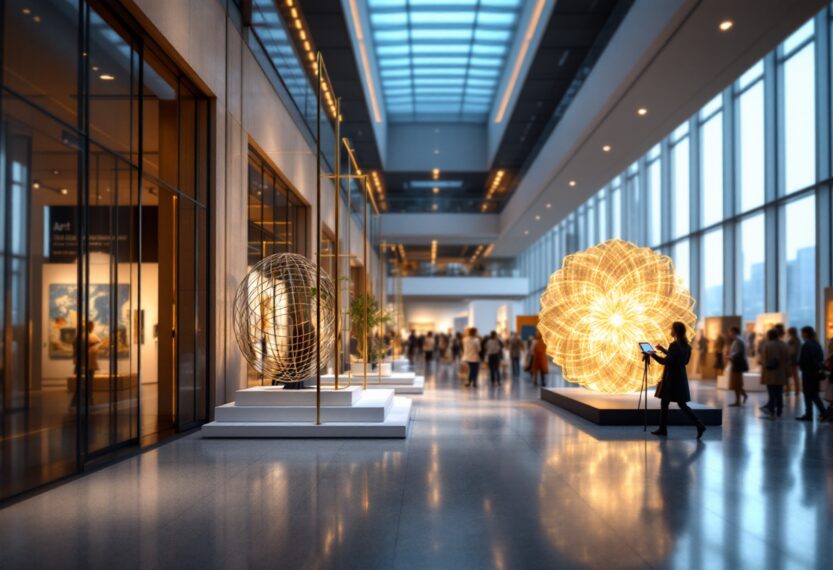Art Basel event showcasing contemporary art in Qatar