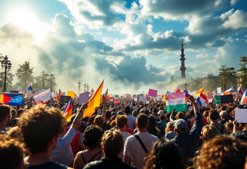 Beto O'Rourke speaking at a Democratic rally