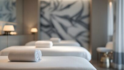 Elegante interni del Dior Spa Plaza Athénée