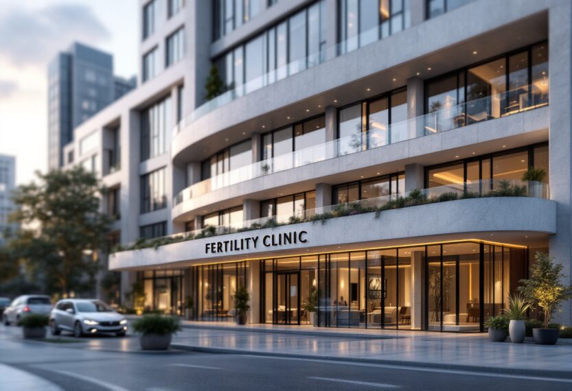 Scene of the bombing at a fertility clinic in Palm Springs