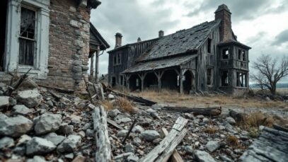 Historic farmhouse engulfed in flames, suspected arson