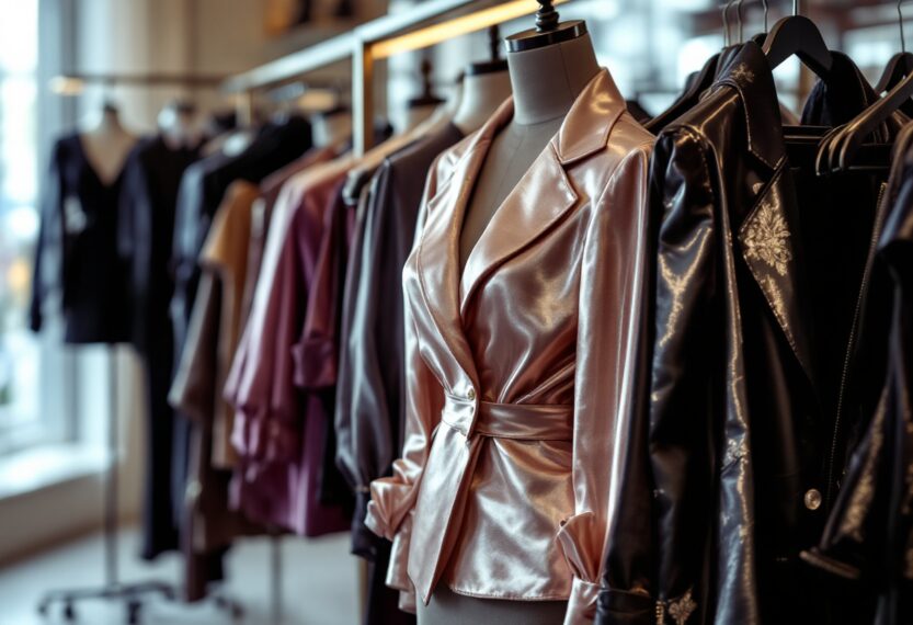 Contemporary luxury fashion showcasing modern trends