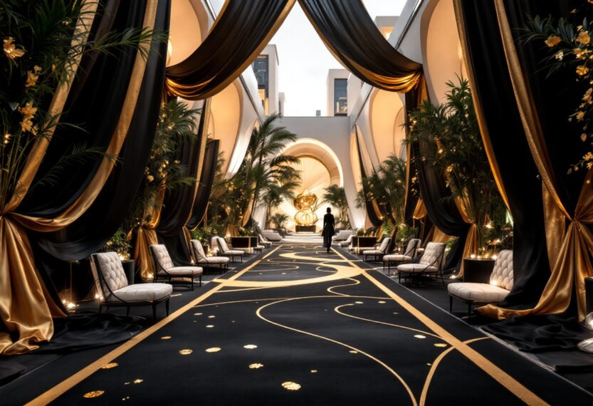Celebrazione della moda al Met Gala 2025 con abiti straordinari