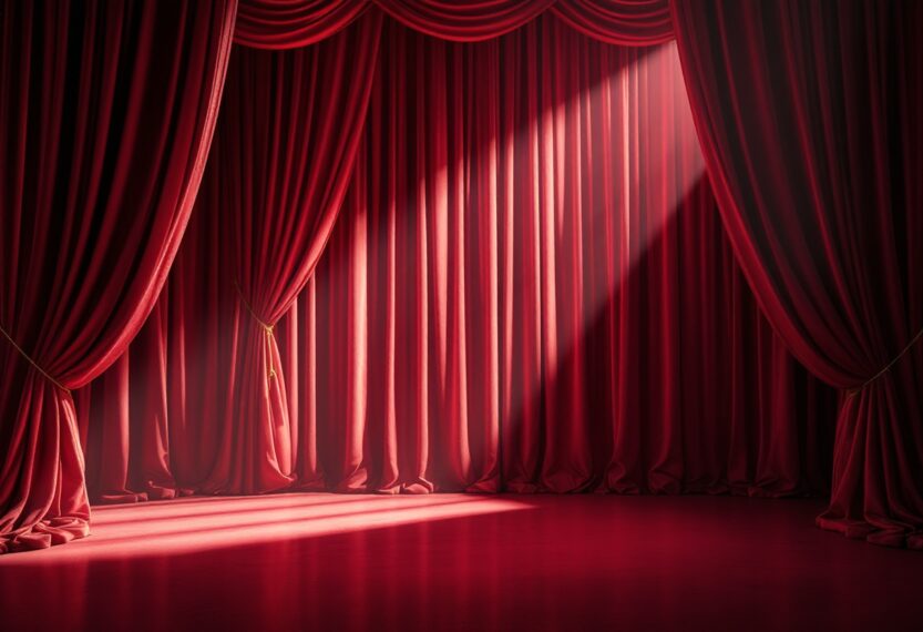 Mia Farrow performing on Broadway, showcasing her talent