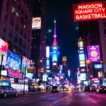 Fans celebrating New York basketball culture