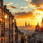 A traveler exploring diverse cultures and landscapes