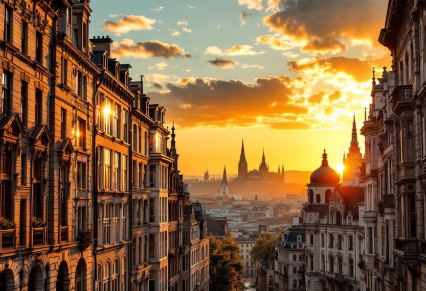 A traveler exploring diverse cultures and landscapes