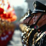 Two parades showcasing power and tradition side by side