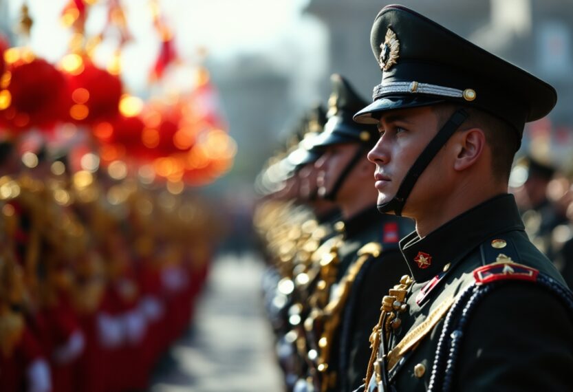 Two parades showcasing power and tradition side by side