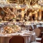 Elegant setting of the Czech gala dinner event