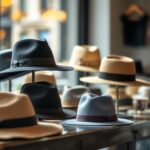 Stylish hats showcasing modern fashion trends