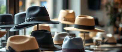 Stylish hats showcasing modern fashion trends