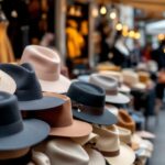A stylish collection of modern hats in fashion