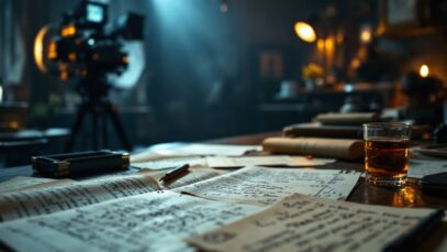 Mindhunter series with hints of upcoming movie adaptations