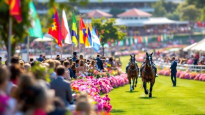 Immagine del Royal Ascot 2025 con ospiti eleganti