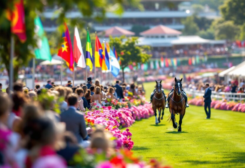 Immagine del Royal Ascot 2025 con ospiti eleganti