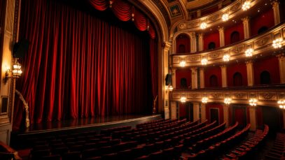 Donald Trump attending Les Misérables at Kennedy Center