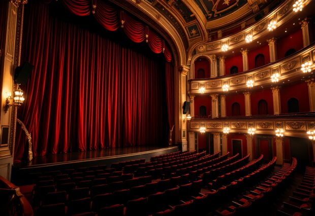 Donald Trump attending Les Misérables at Kennedy Center