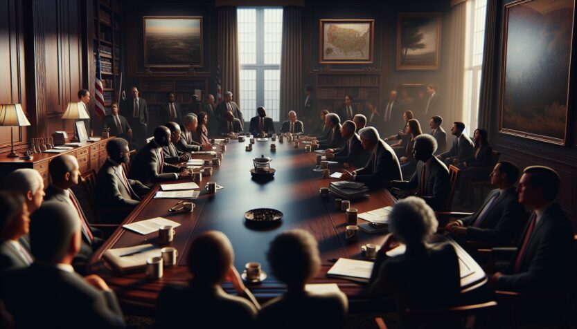 Trump discussing alliances with supporters