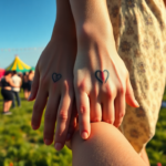 cara delevingne and minke celebrate love with matching tattoos at glastonbury 1751690133