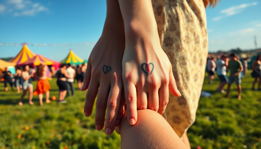 cara delevingne and minke celebrate love with matching tattoos at glastonbury 1751690133