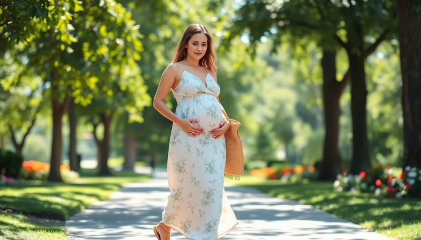 stylish summer outfits for expectant moms python 1755559252