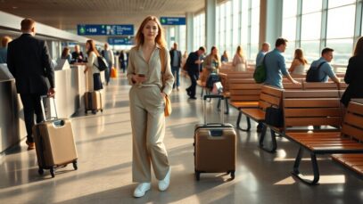 stylish and comfortable airport outfits for trendy travelers python 1758986841