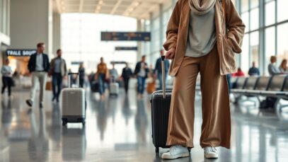 stylish and comfortable travel outfits for the perfect getaway python 1758935432