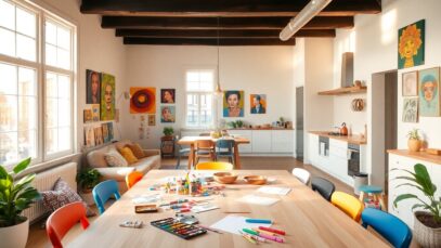 transforming a new apartment into a creative sanctuary for an artist and her daughter python 1759487267