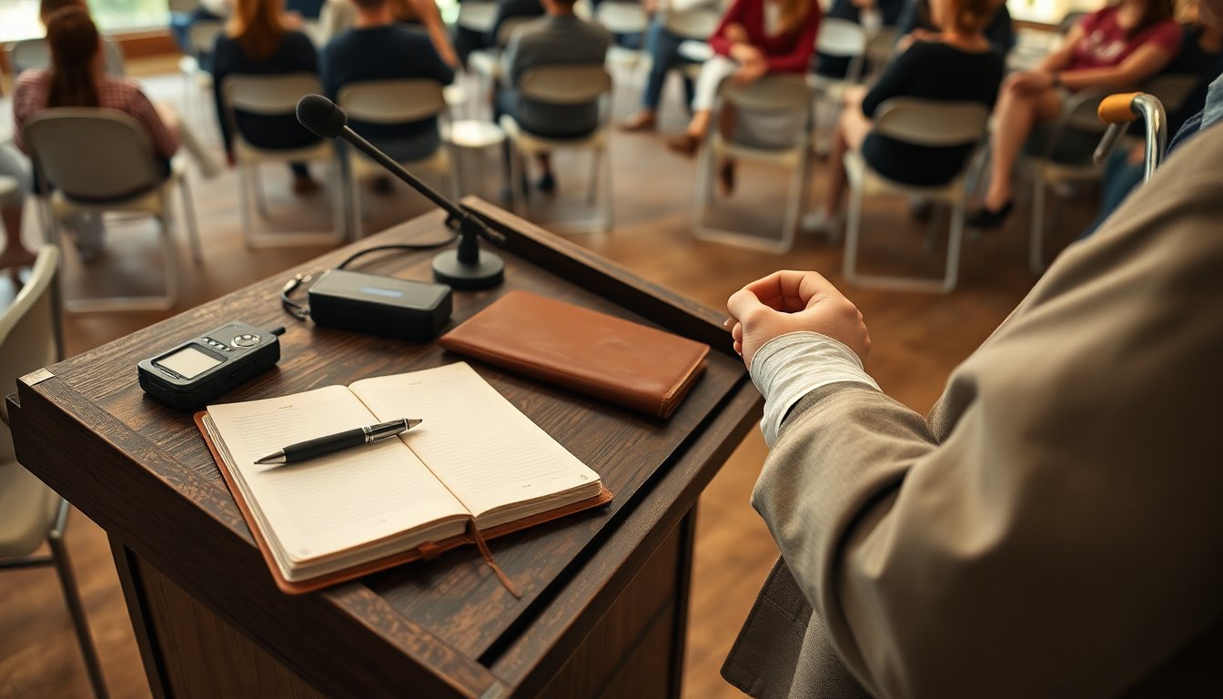 scott norris explained the fictional speaker from jury duty presents company retreat 1774776341