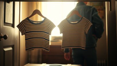 Affordable wardrobe staple: the Uniqlo striped baby tee for easy styling