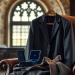 Carey Mulligan's CBE look: tailored jacket and barrel-leg trousers