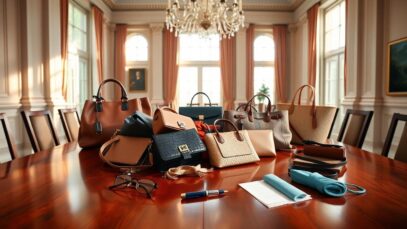 How the White House handbag table exposed modern political style