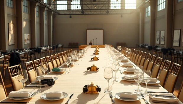 Maurizio Cattelan’s silent dinner and what it means for Expo Chicago