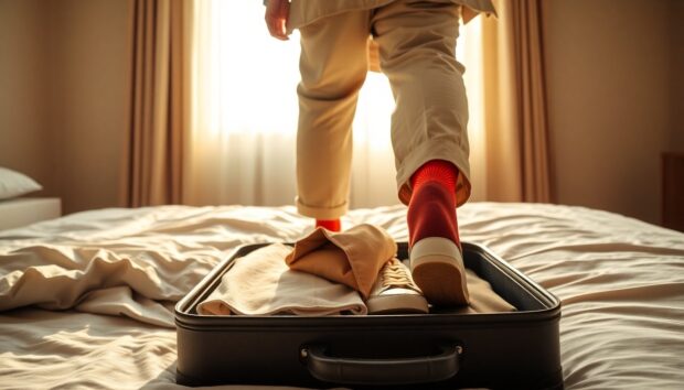 Packable spring pieces from Nordstrom and a red-sock moment